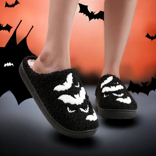 Halloween Bat Slippers