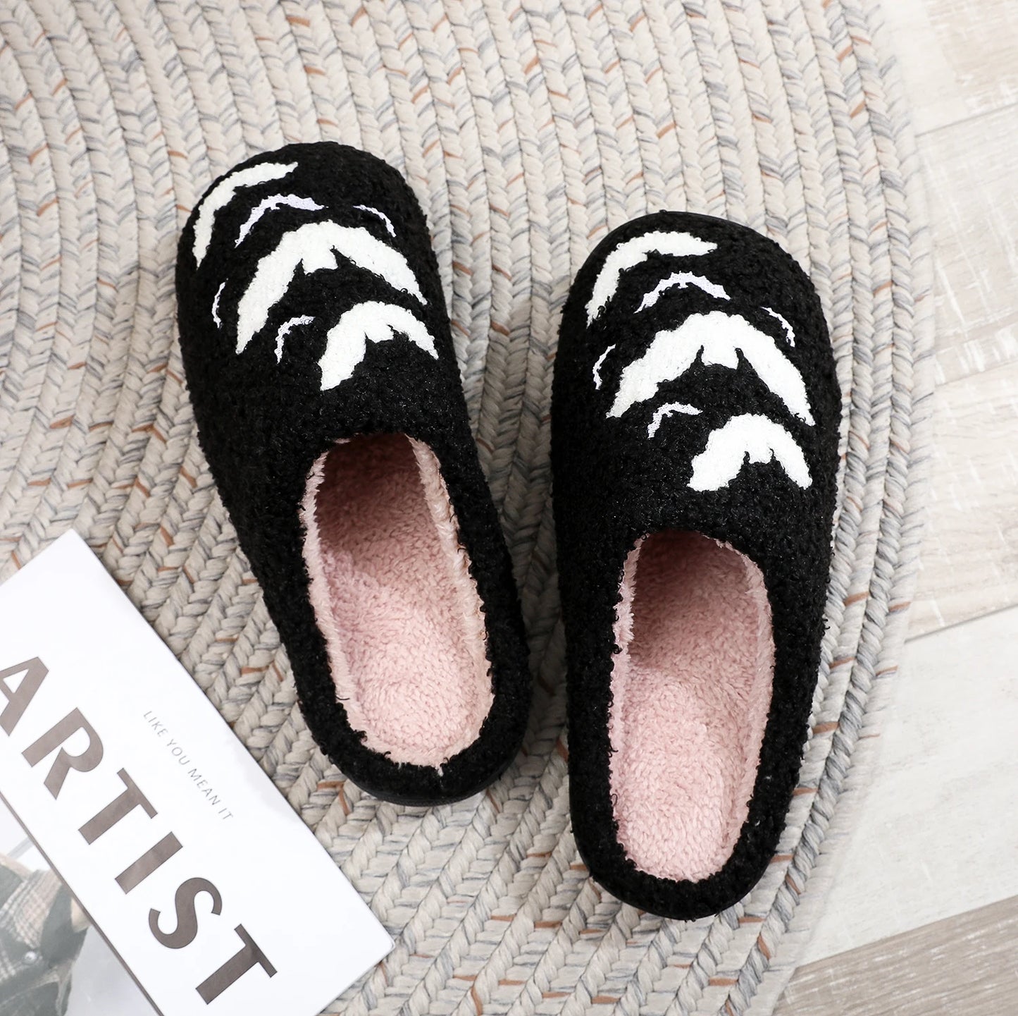 Halloween Bat Slippers