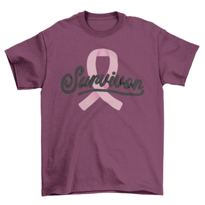 Breast cancer survivor t-shirt
