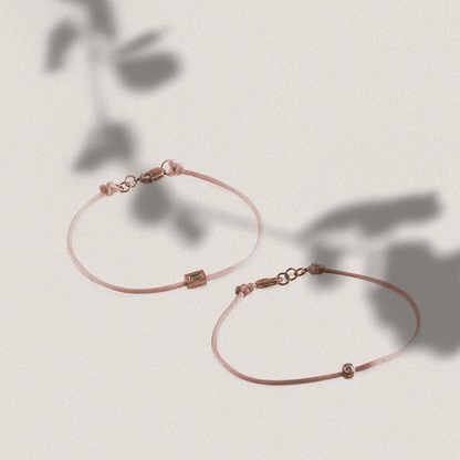Breast Cancer String Bracelet